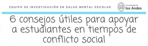 6 Consejos para apoyar a estudiantes en tiempos de conflicto social