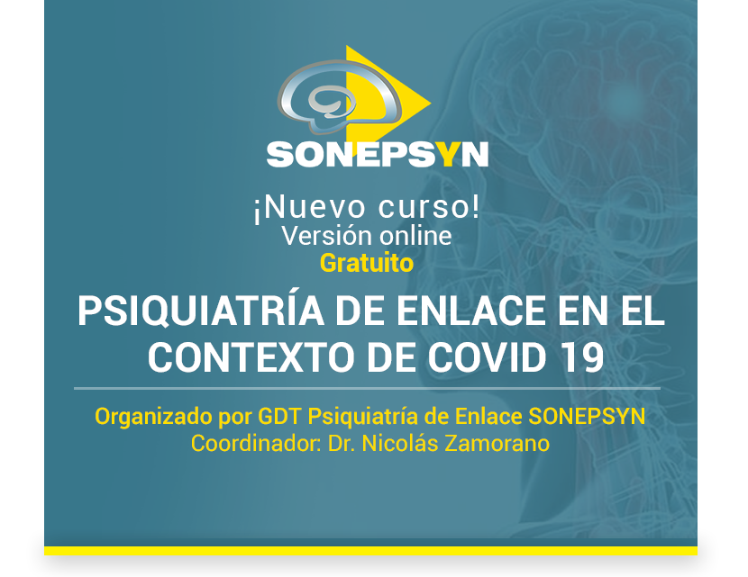 Curso Gratuito: Psiquiatría de enlace en el contexto de COVID-19