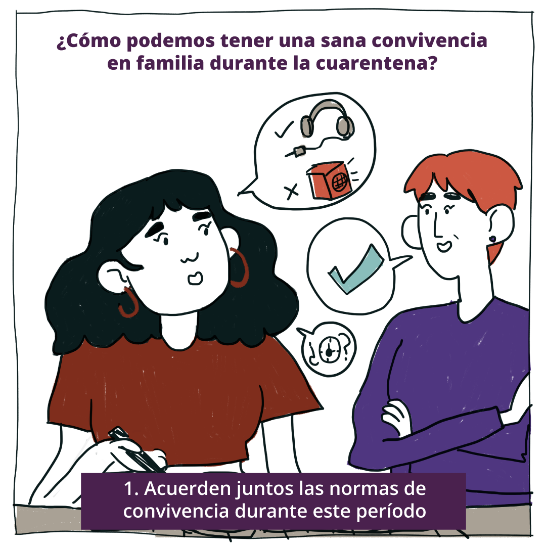 ¿Cómo podemos tener una sana convivencia en familia durante la cuarentena?