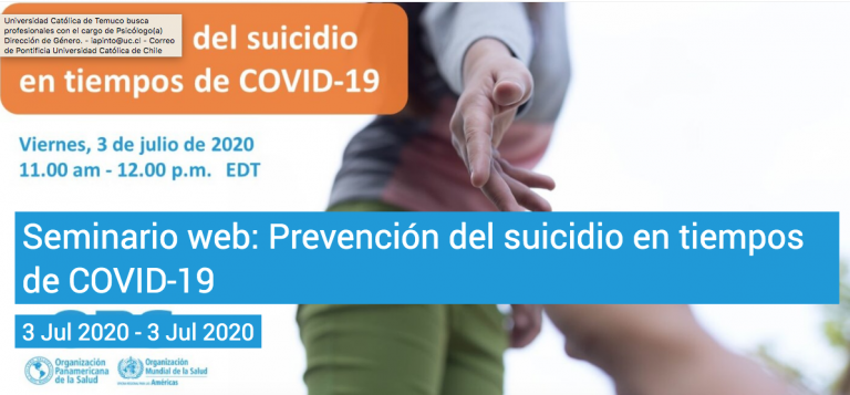Prevención del suicidio en tiempos de Covid-19