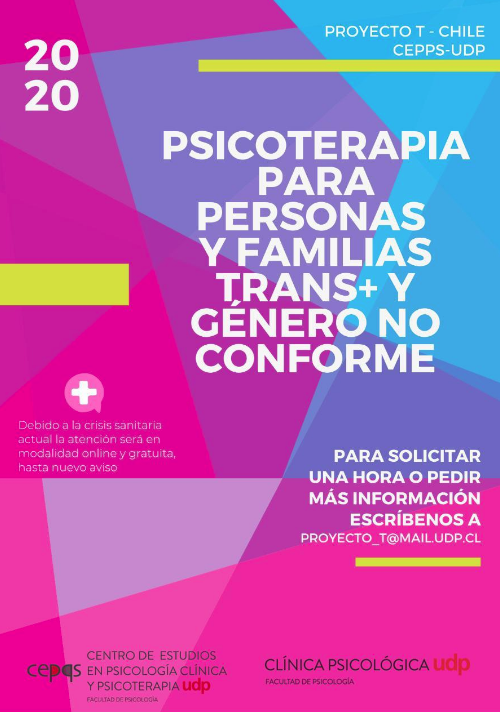 Psicoterapia para personas y familias trans+ y genero no conforme