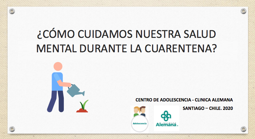 ¿Cómo cuidamos nuestra salud mental durante la cuarentena?