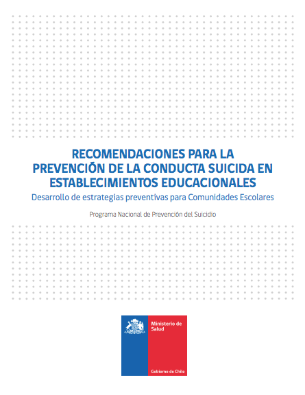 Recomendaciones para la prevención de la conducta suicida en establecimientos educacionales