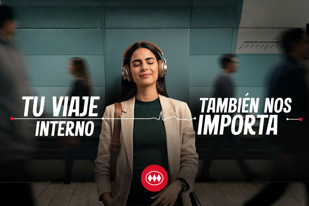 “Tu viaje interno también importa”: Metro de Santiago impulsa programa para promover la salud mental.